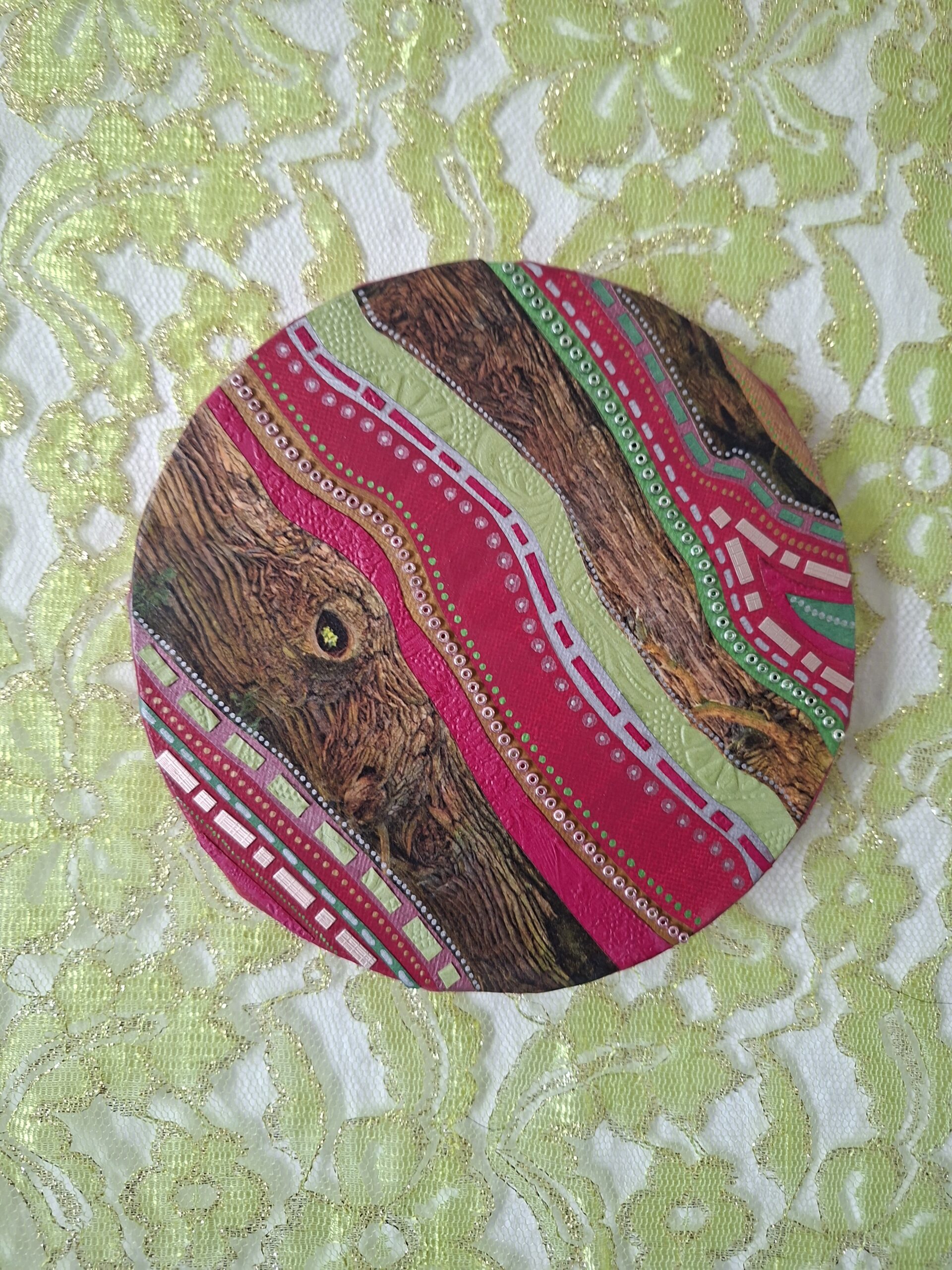 Papiercollage Paperart Original Kunstwerk by majblume