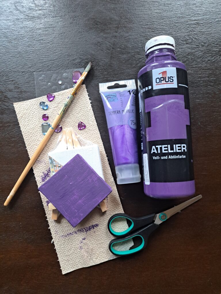 Materialien Kreativ Collage Galaxie