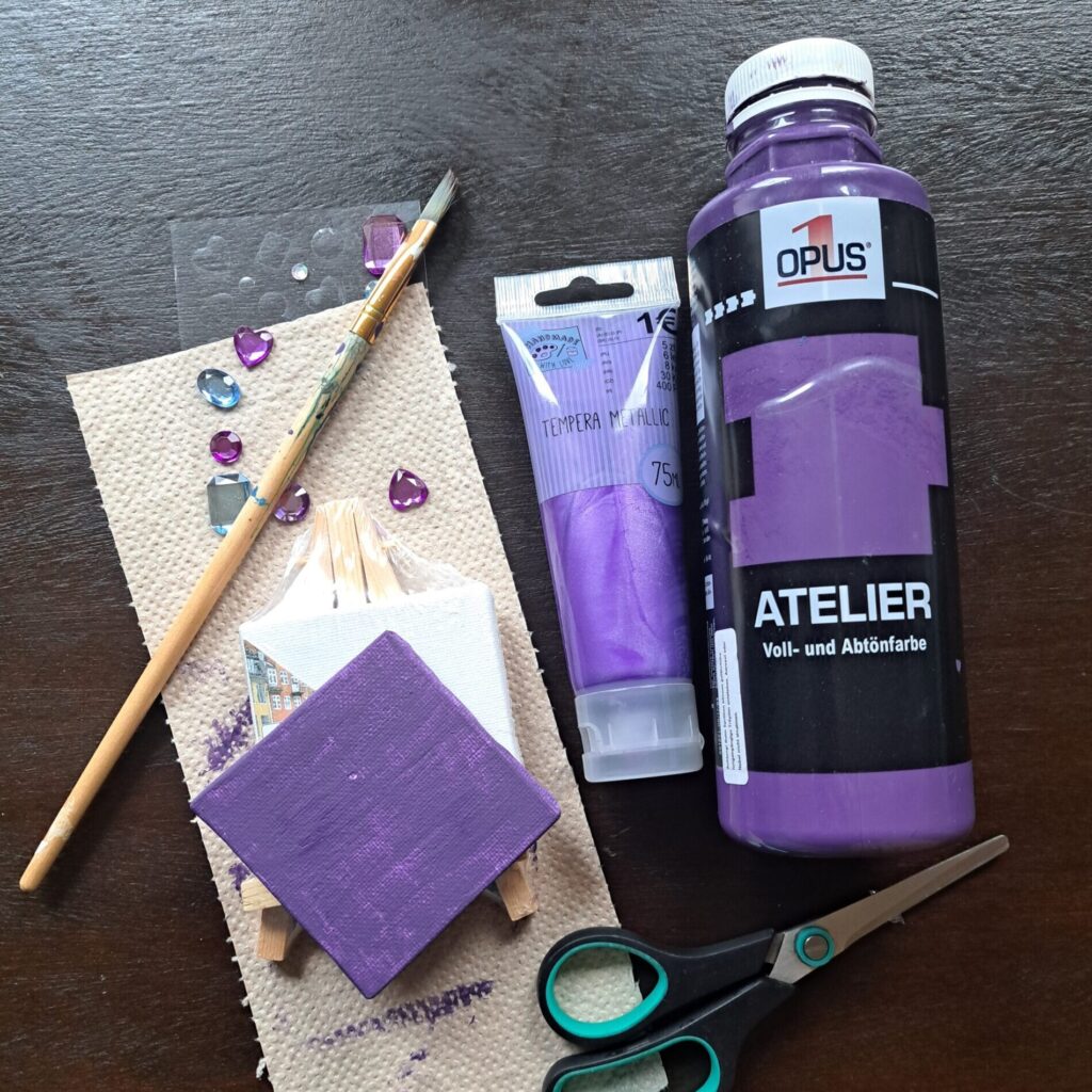 Materialien Kreativ Collage Galaxie